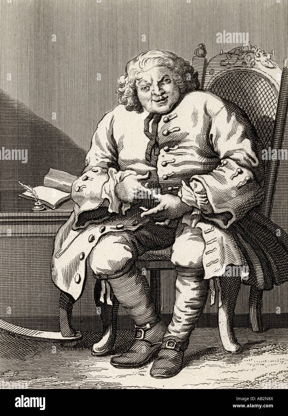 Simon Fraser, 11. Lord Lovat, 1667 - 1747. Schottischer Jakobiten-Chef. Stockfoto