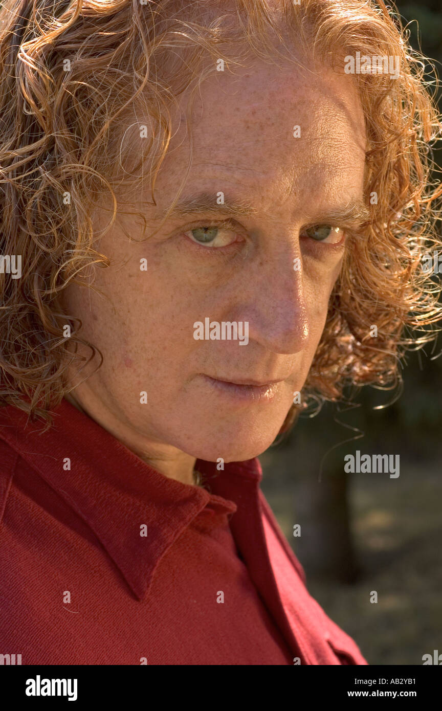 Hollywood Regisseur Luis Mandoki gezeigt in seinem Haus in Mexiko-Stadt Stockfoto