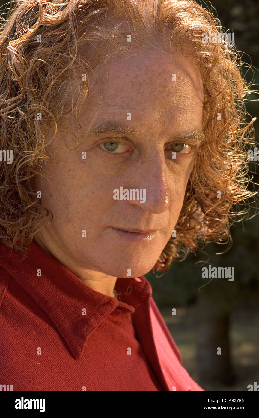 Hollywood Regisseur Luis Mandoki gezeigt in seinem Haus in Mexiko-Stadt Stockfoto