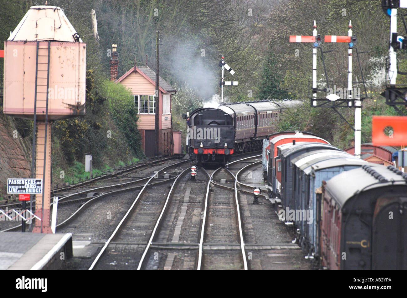 Der 'alten Welt' Charme Bewdley Station in Worcestershire Stockfoto