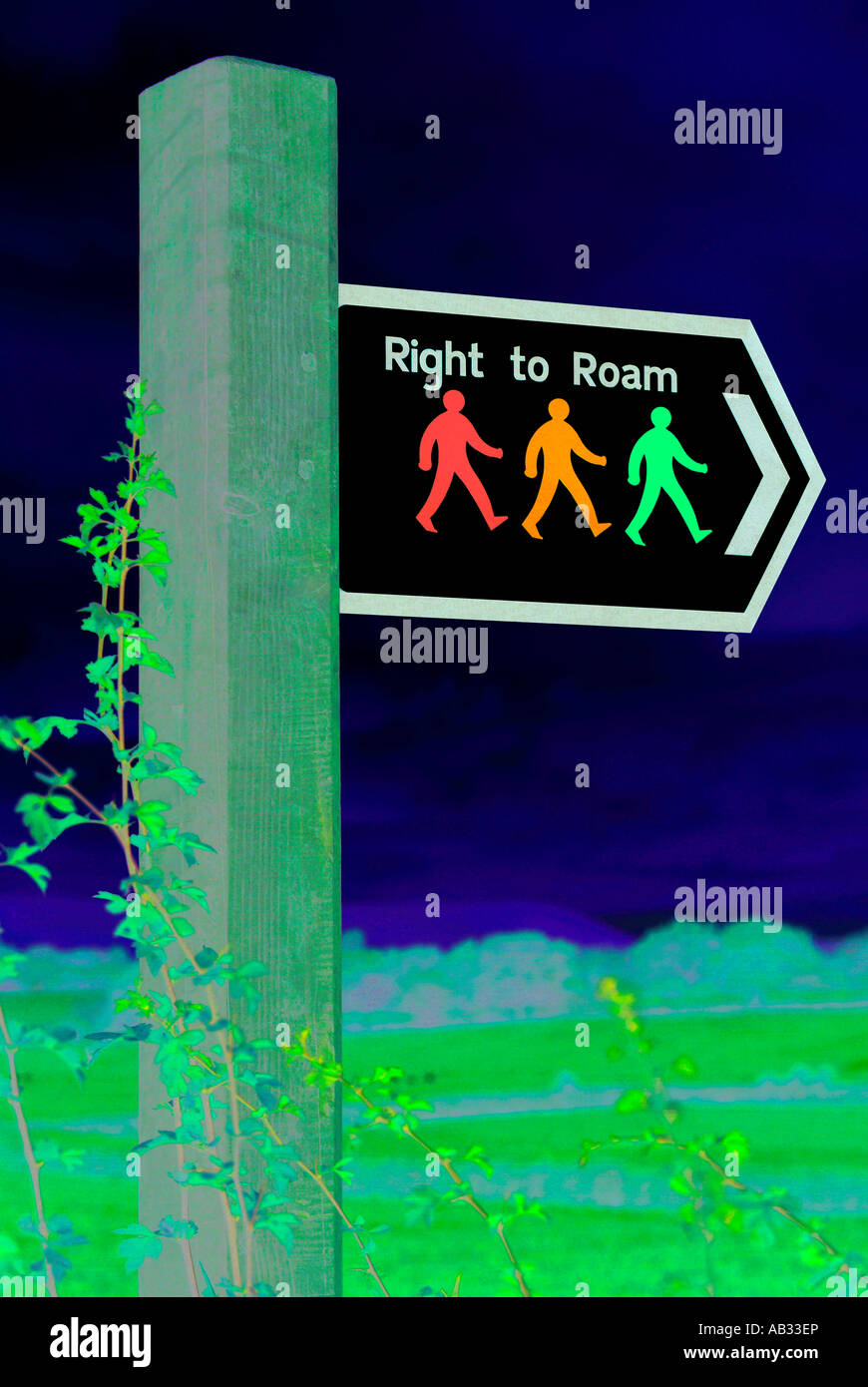 Right to Roam Stockfoto