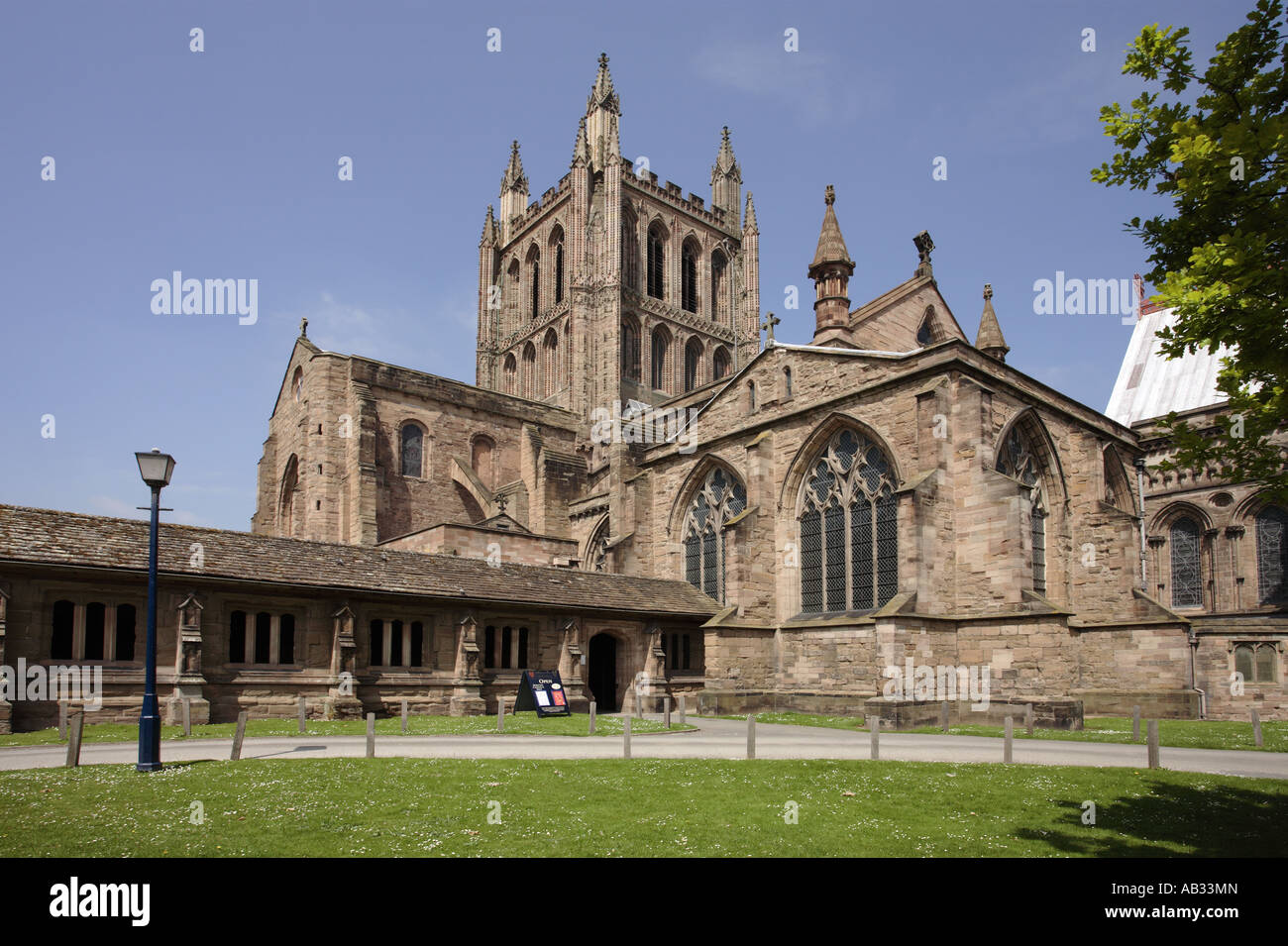 Kathedrale von Hereford, Herefordshire Stockfoto