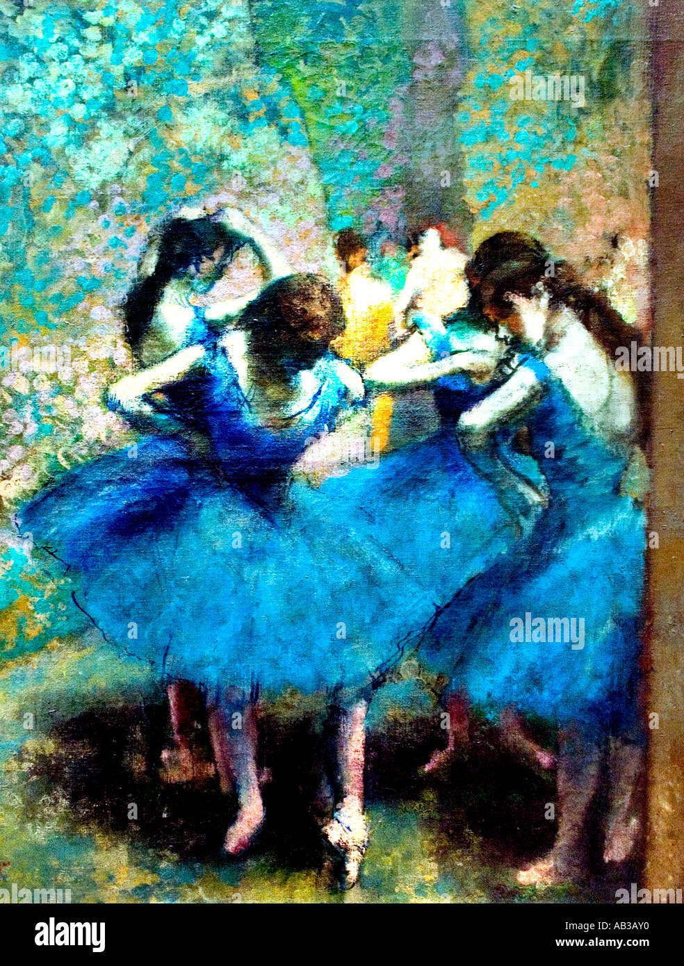 Edgar Degas 1834-1917 Frankreich Französisch Blau Tänzer. 1890. Stockfoto