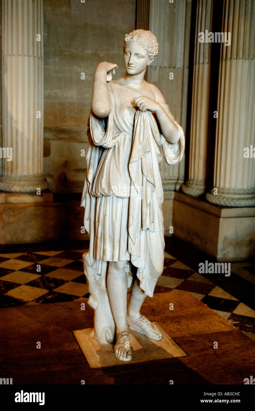 Artimis griechisch: Nominativ in der griechischen Mythologie war Tochter des Zeus und der Leto und die Zwillingsschwester von Apollo Stockfoto