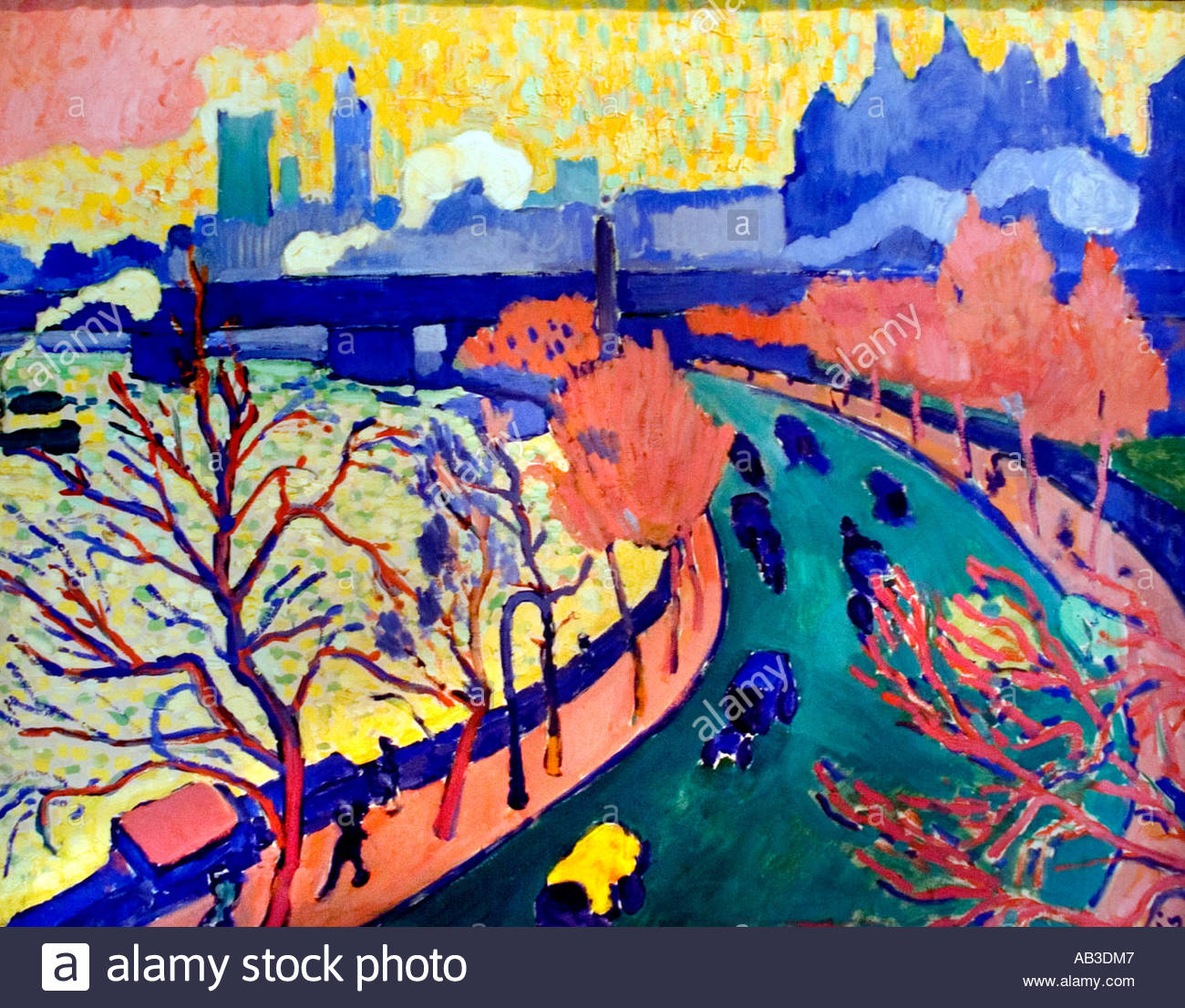 Charing Cross Bridge London 1906 Von Andre Derain Frankreich