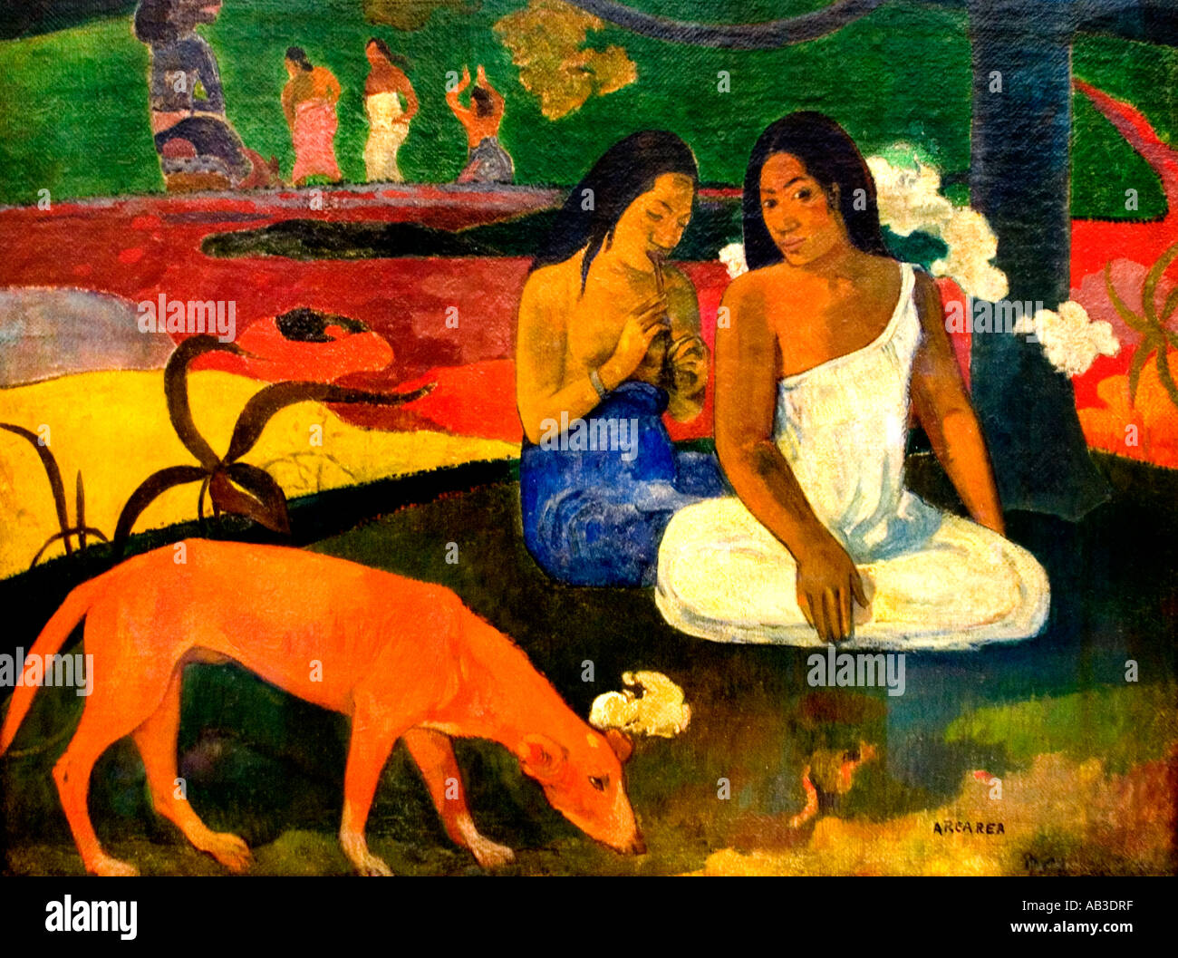 Arearea Freudigkeit 1892 Paul Gauguin 1848 – 1903 Frankreich Französisch Stockfoto