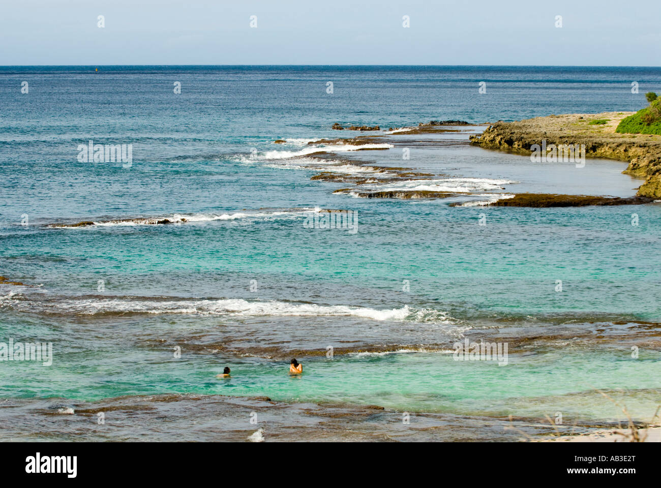 North Beach Mokapu Halbinsel Marine Corps Base Hawaii Kaneohe Bay