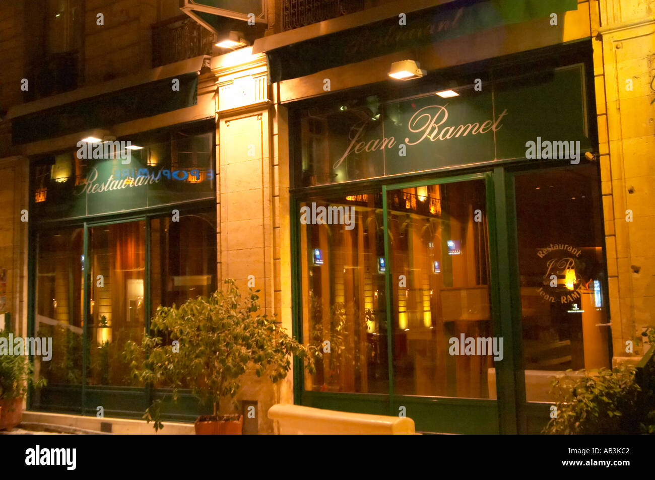 Restaurant Jean Ramet - eines der besten Restaurants in Bordeaux Stockfoto