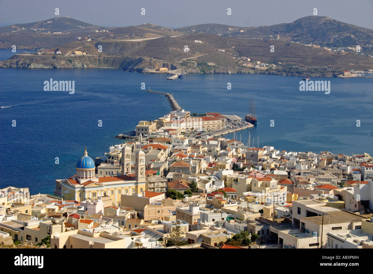 Siros Hermoupolis, Syros, Griechenland Stockfoto