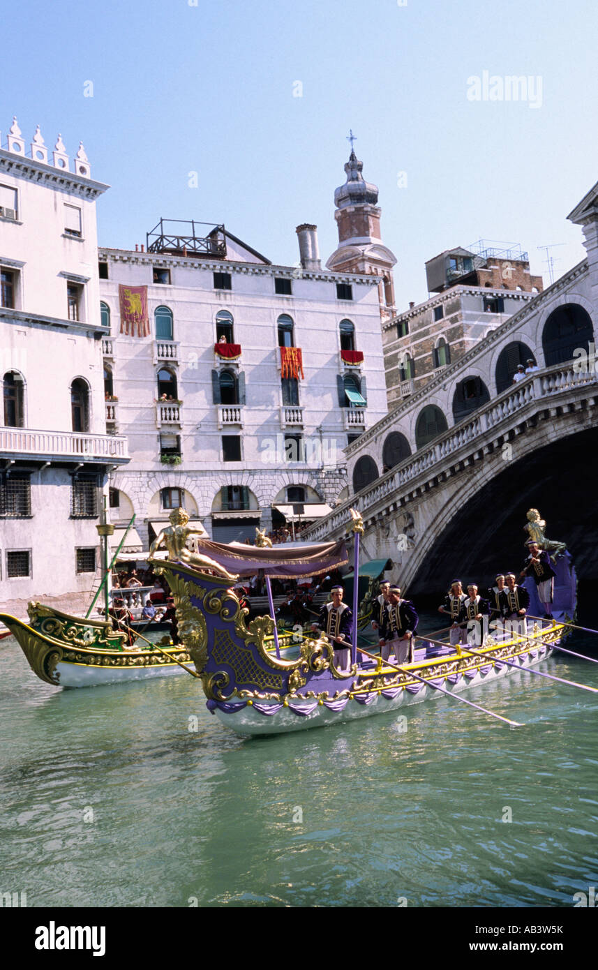 Regata Storica - Venedig, Italien Stockfoto