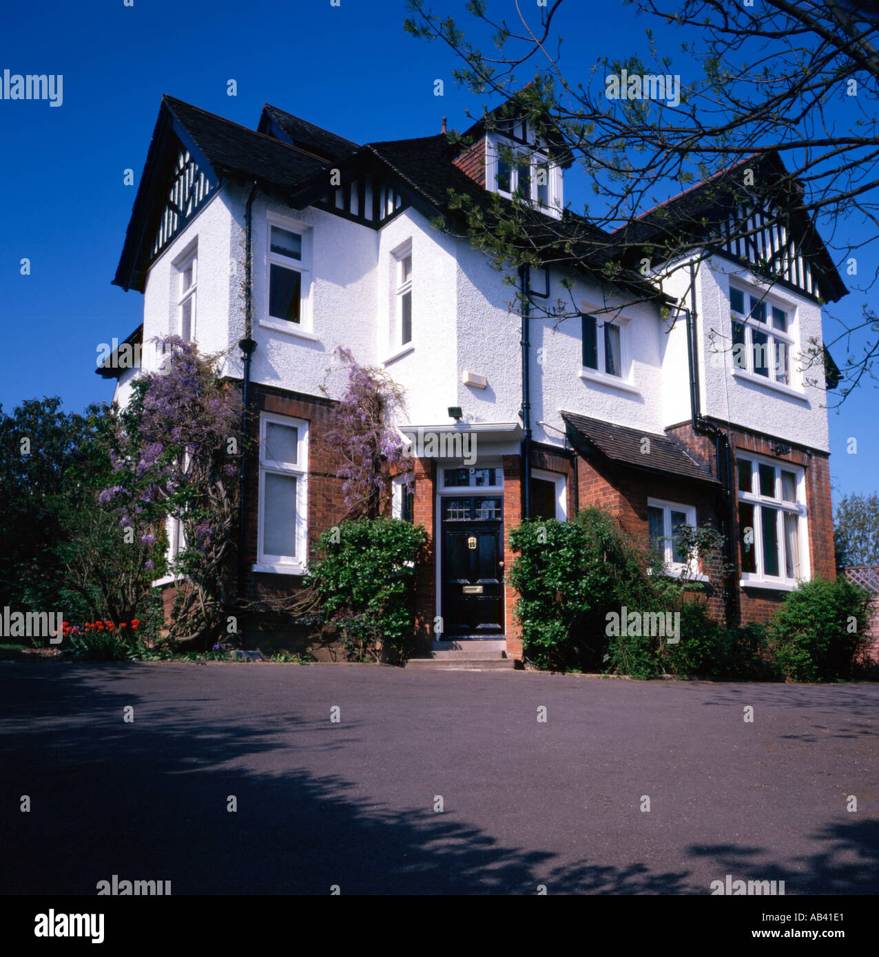 Edwardian Wohnhaus London Stockfoto