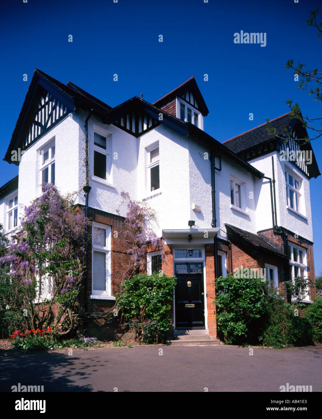Edwardian Wohnhaus London Stockfoto