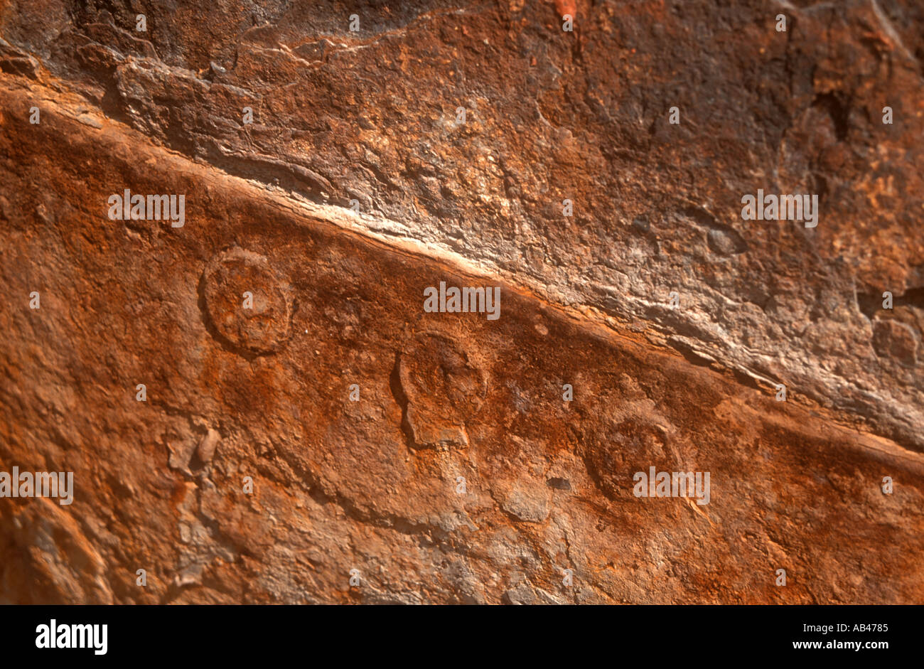 rostende Schiffsrumpf Stockfoto