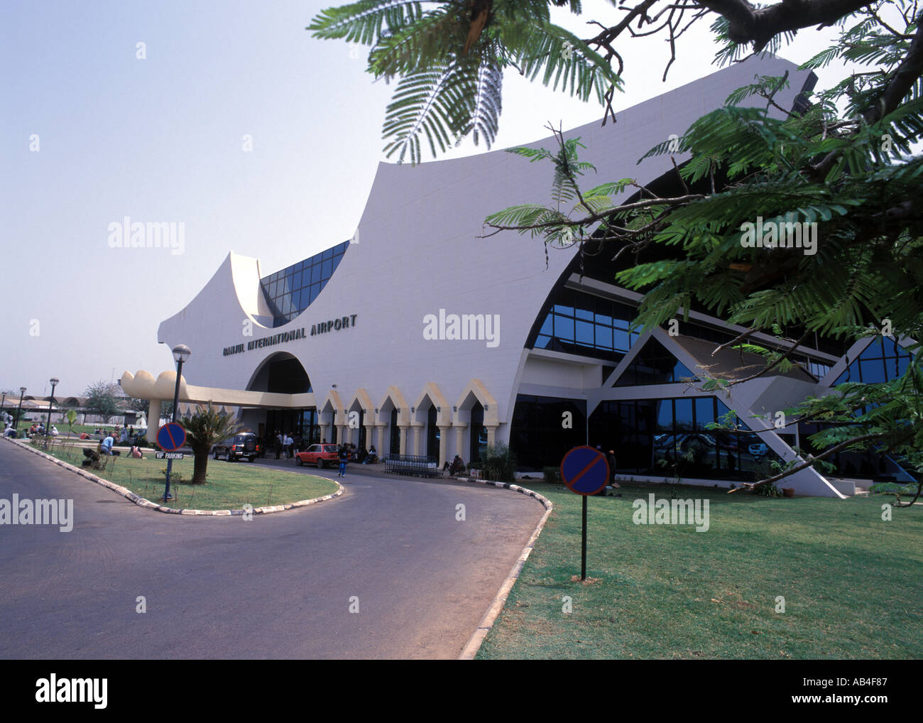 Banjul International Airport in der Gambia Westafrika Stockfoto