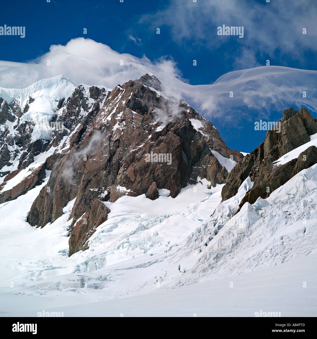 Mount Cook, Aoraki, Neuseeland Stockfoto