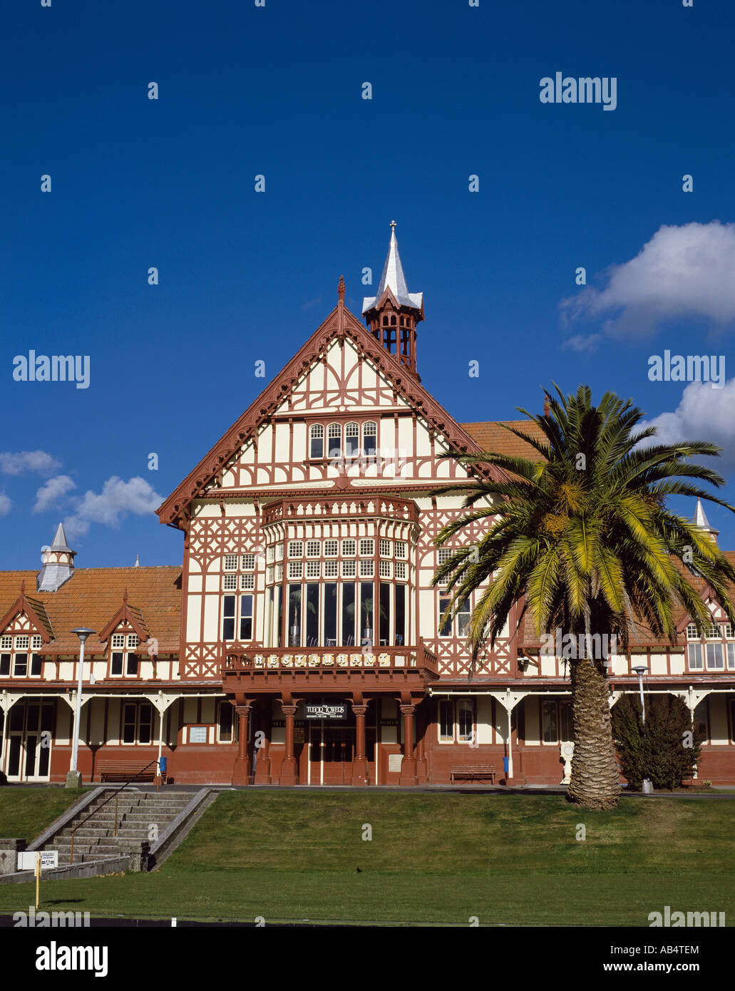 Rotorua Museum für Kunst und Geschichte Stockfoto