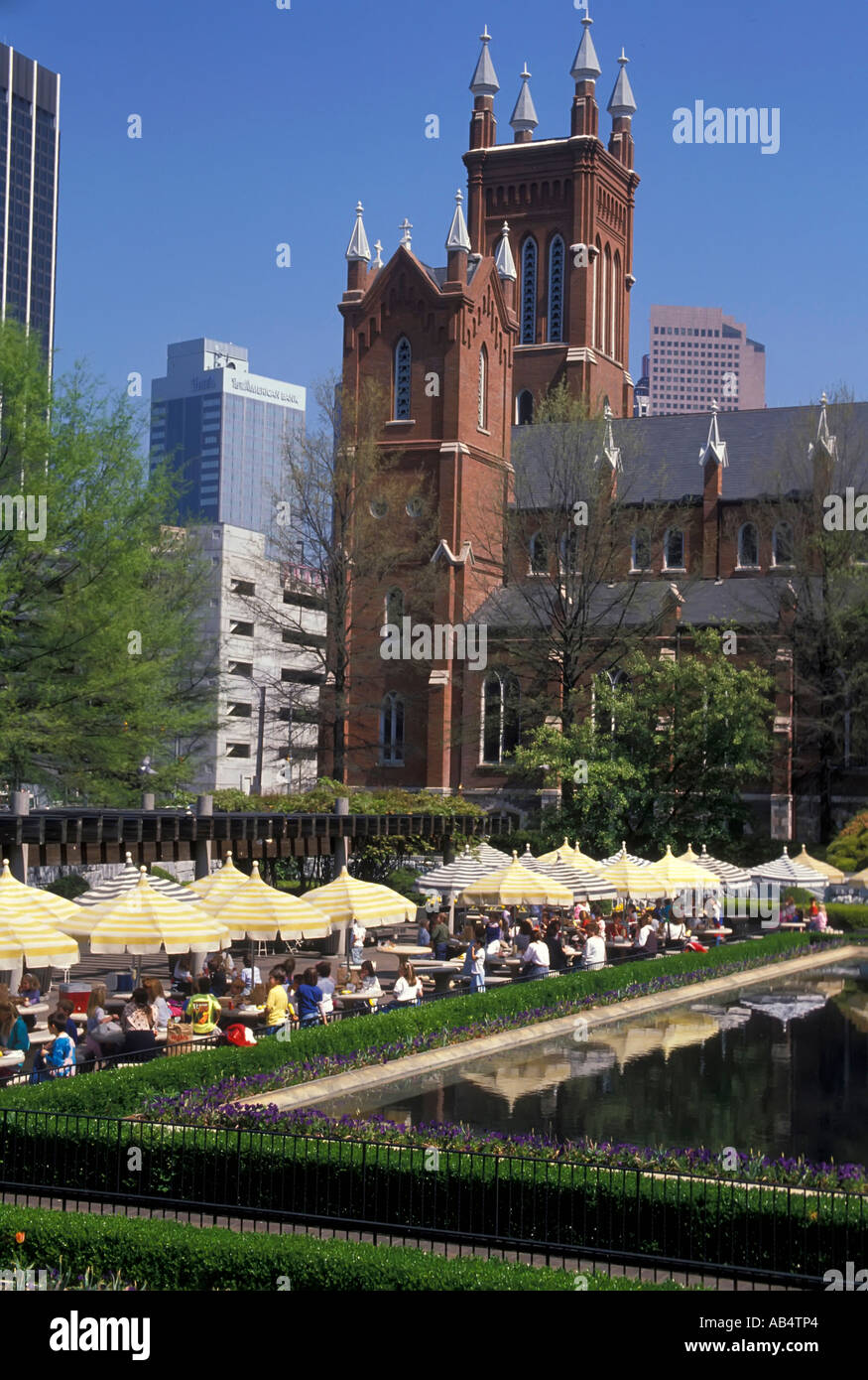 Die Innenstadt von Atlanta Georgia Sicht vom State Capitol Building in der Innenstadt von Atlanta GA Stockfoto
