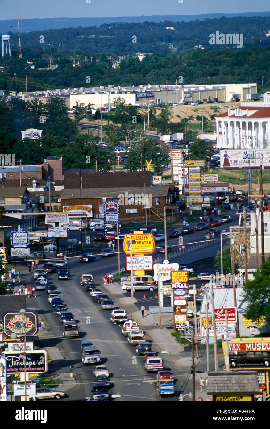 Beliebte touristische Attraktion für Country western Musik-Fans befindet sich in Branson Missouri MO Stockfoto