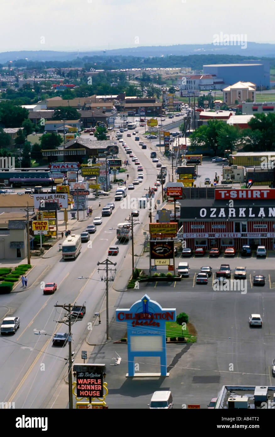 Beliebte touristische Attraktion für Country western Musik-Fans befindet sich in Branson Missouri MO Stockfoto