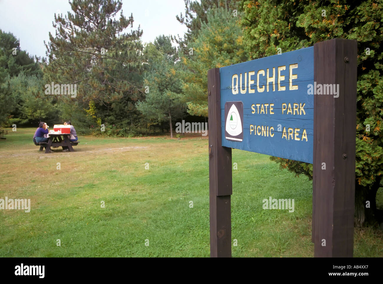 Quechee State Park in Quechee Gorge nahe Woodstock Vermont VT Stockfoto