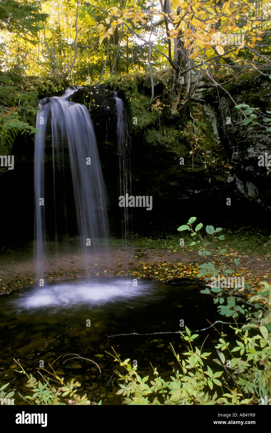 Scott Scenic Wasserfälle in Michigan Upper Peninsula Stockfoto