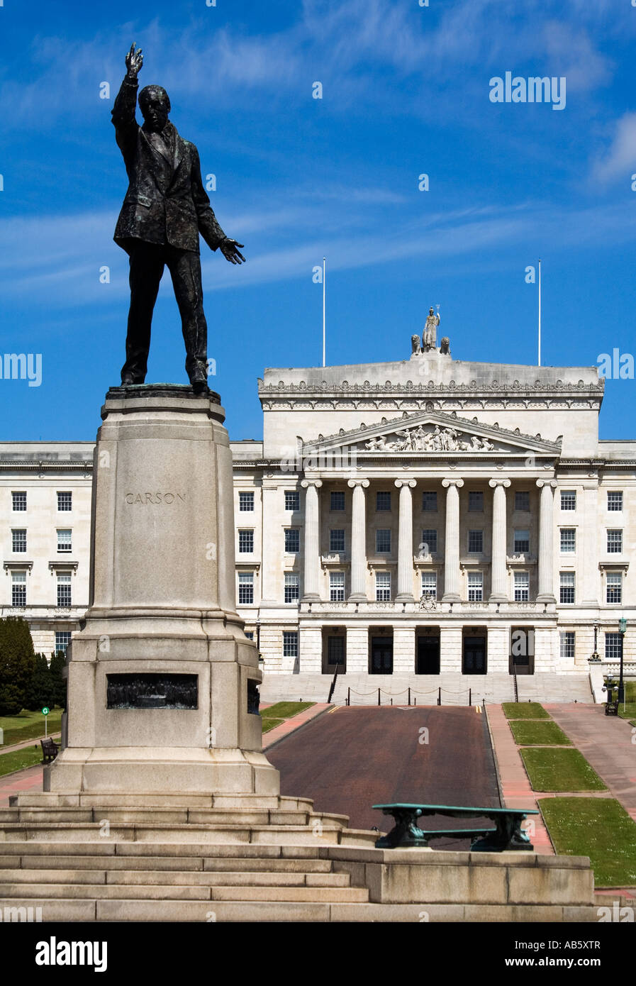 Stormont Gebäude, Belfast Stockfoto