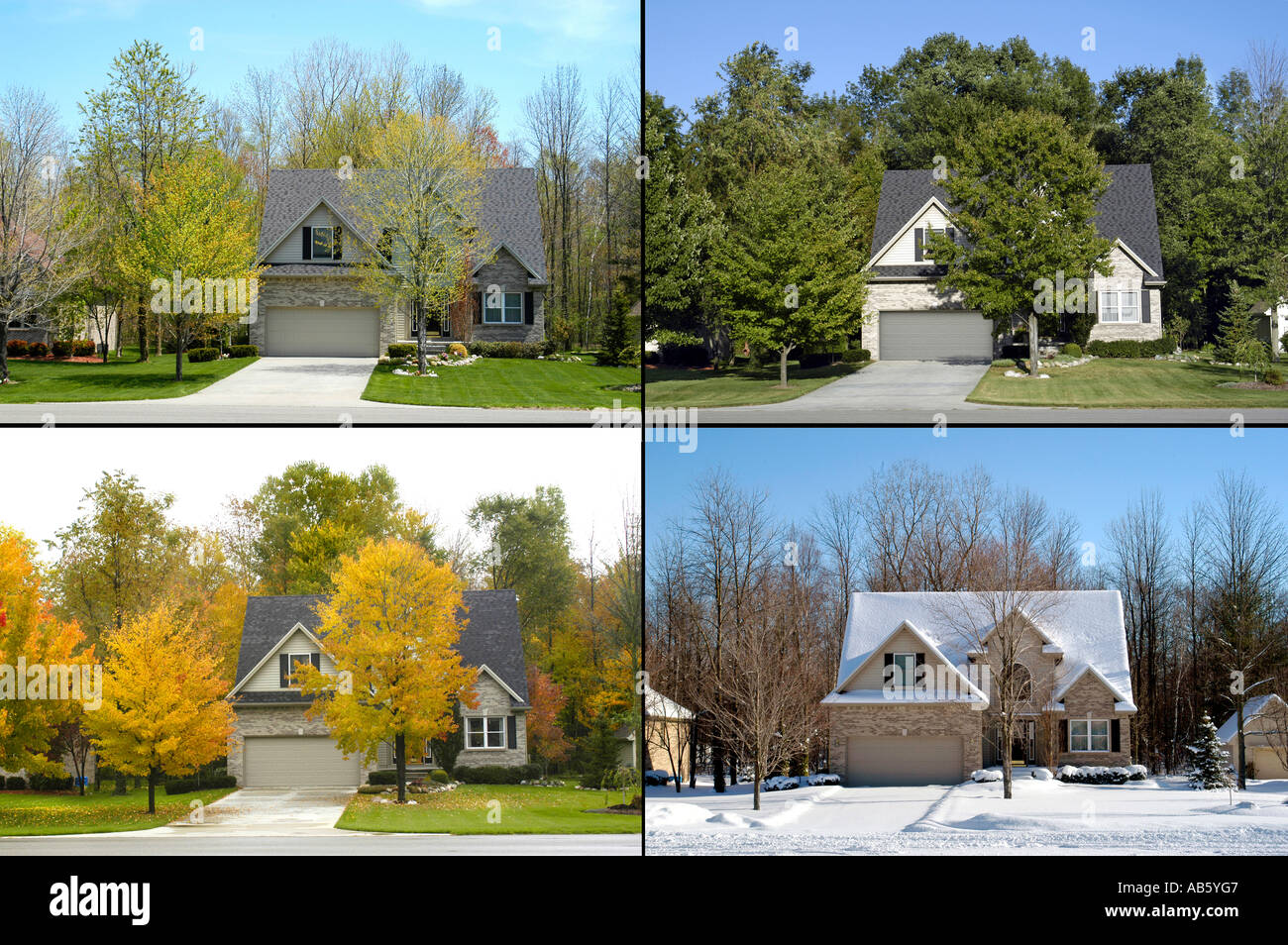 4 Jahreszeiten-Bilder - Suche DENNIS MACDONALD 4 Jahreszeiten für eine komplette größere Auswahl an den einzelnen Abbildungen Stockfoto