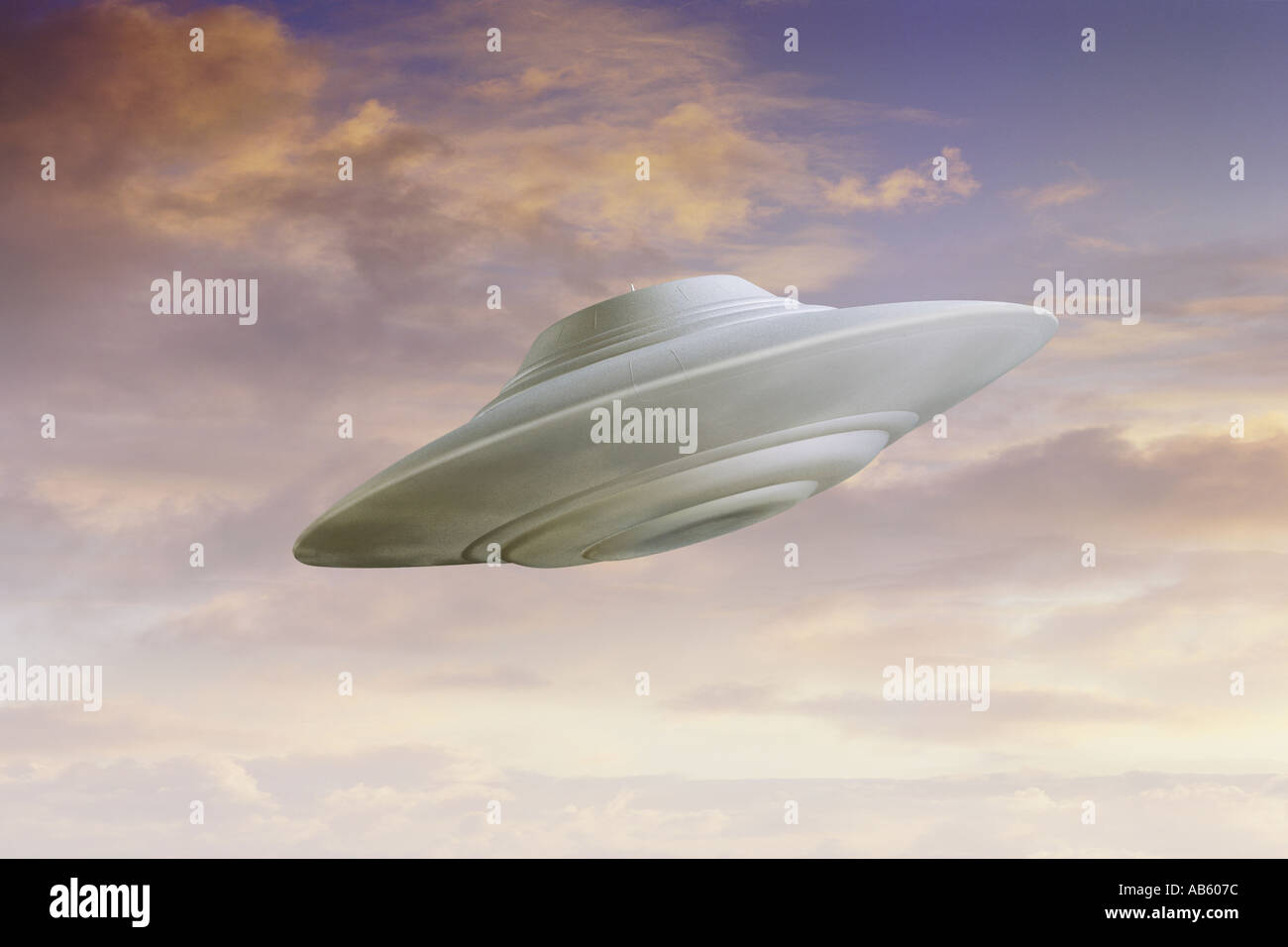 UFO fliegende Untertasse Konzept Stockfoto