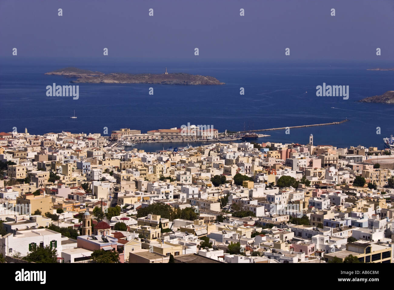 Syros Siros, Insel der Kykladen, Griechenland Stockfoto