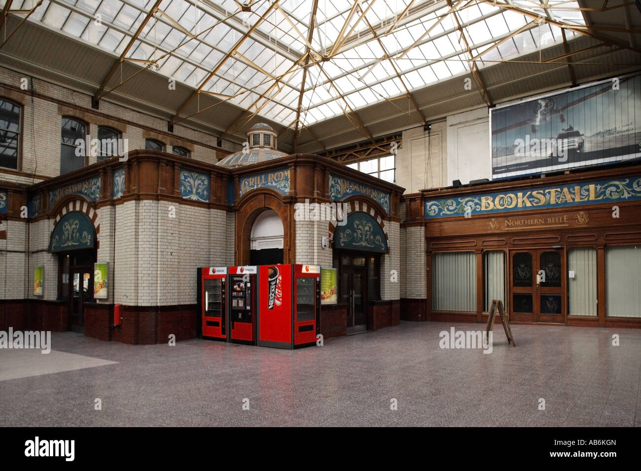 Kneipe in Victoria Station Manchester UK Stockfoto