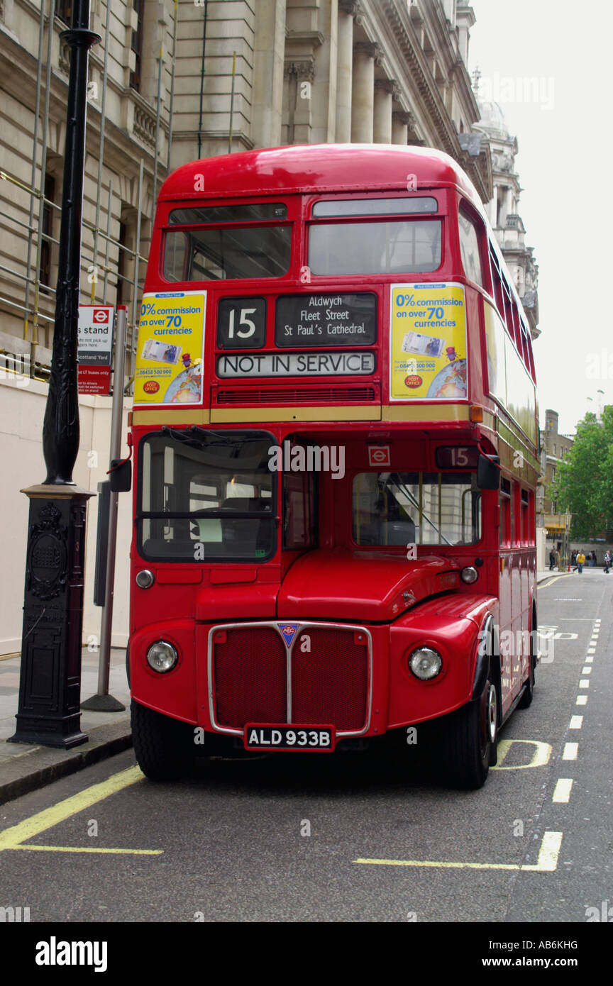 Londoner Routemaster Bus Stockfoto