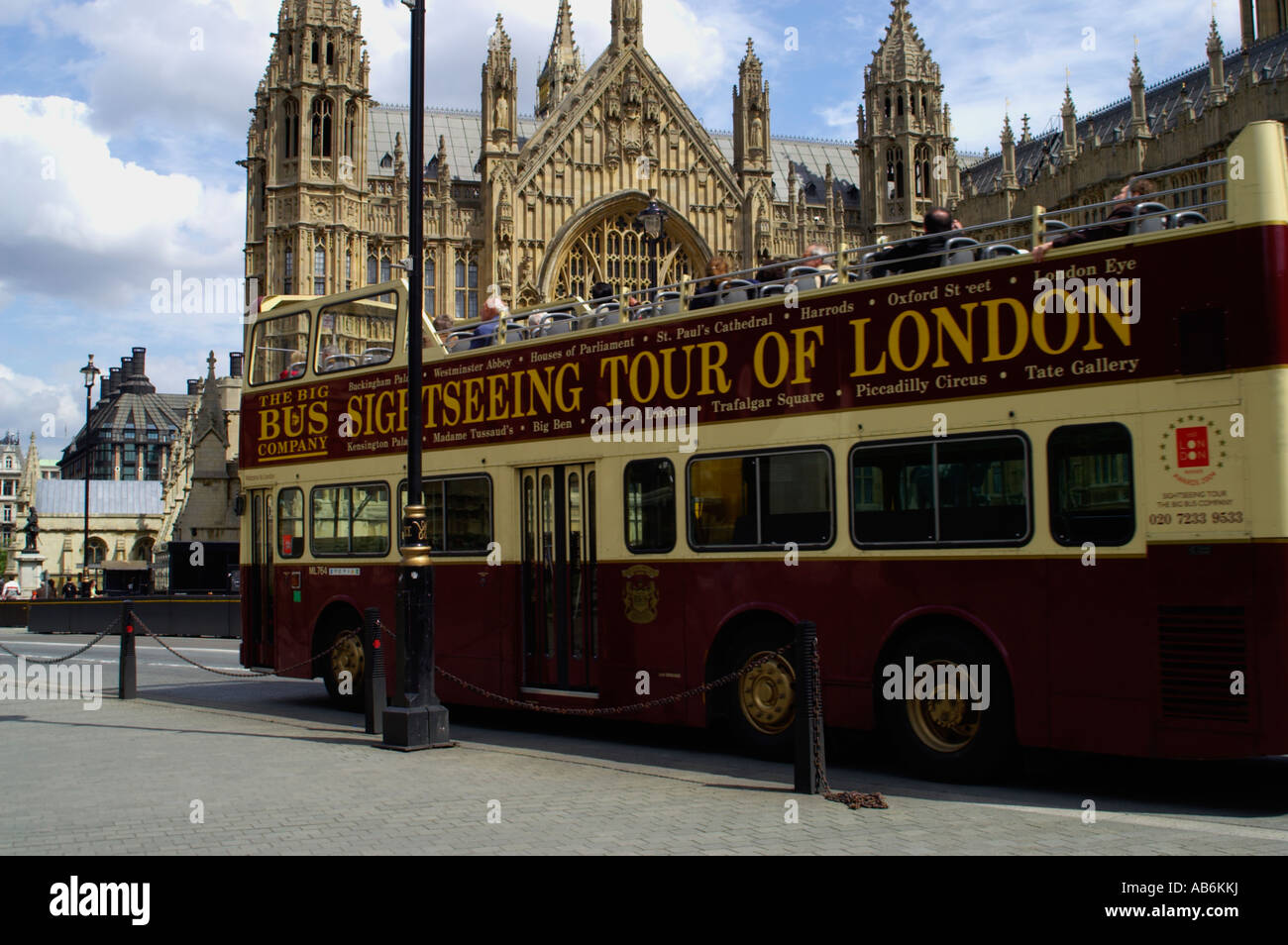 Sightseeing Bustouren rund um London England UK Stockfoto