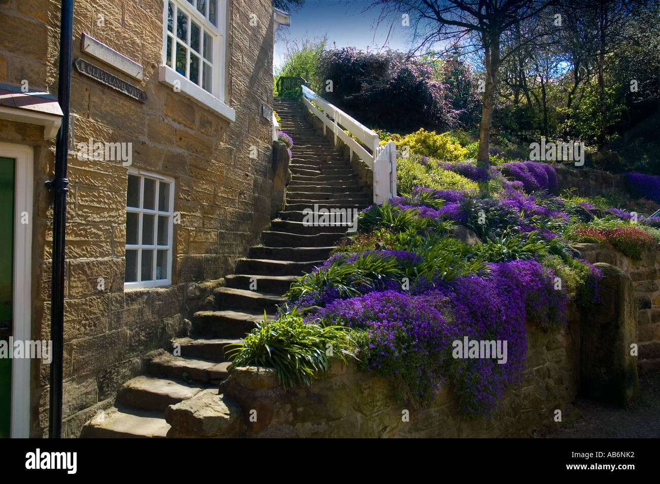 Cleveland übrigens Robin Hoods Bay Stockfoto