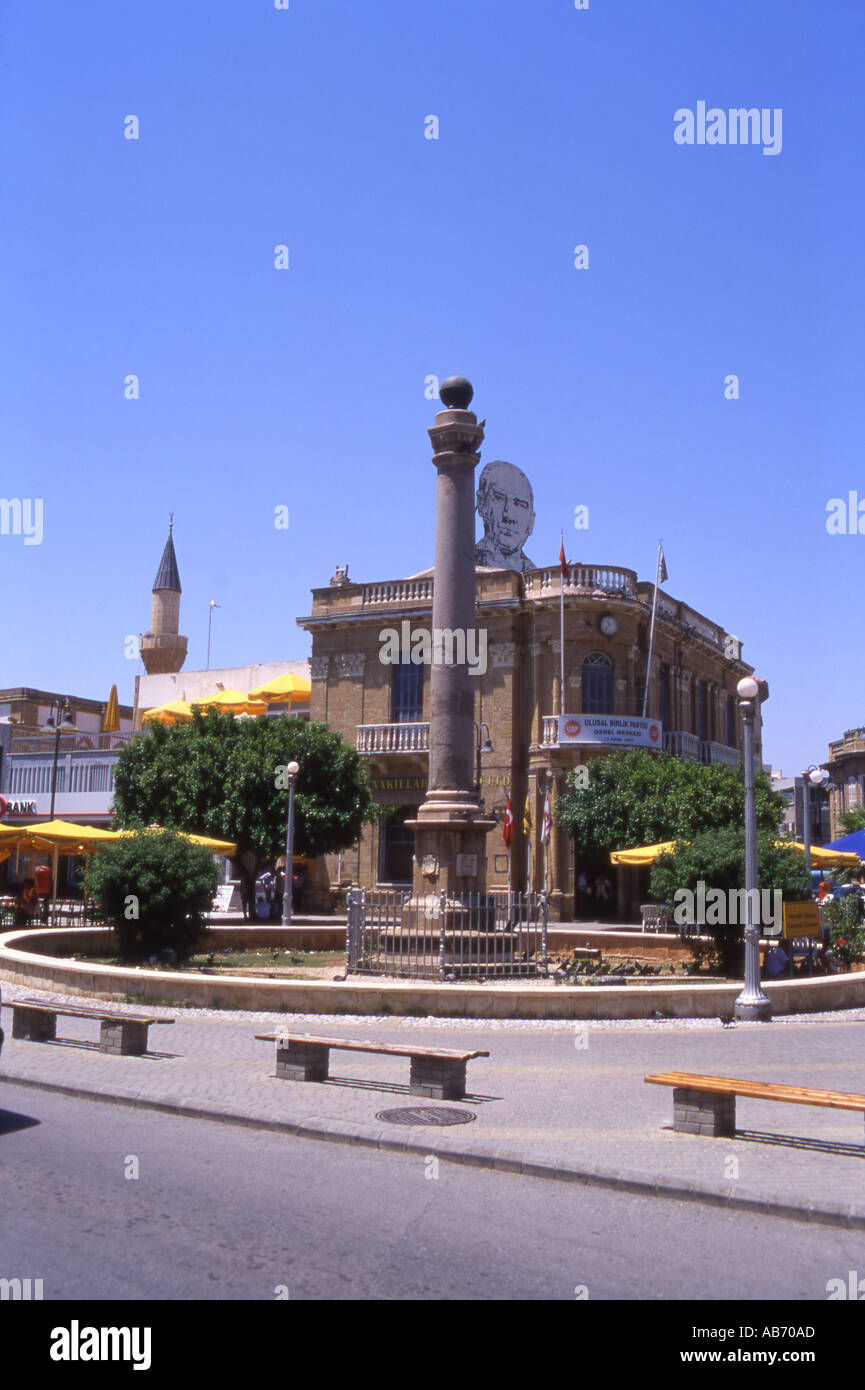 Venezianische Spalte Nikosia Nordzypern Stockfoto