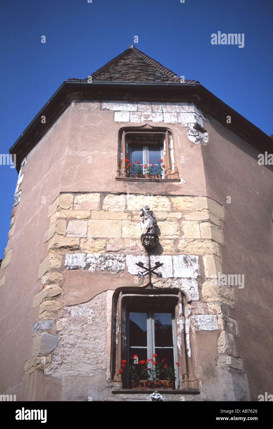 Hôtel de Ville bei Cluny Stockfoto
