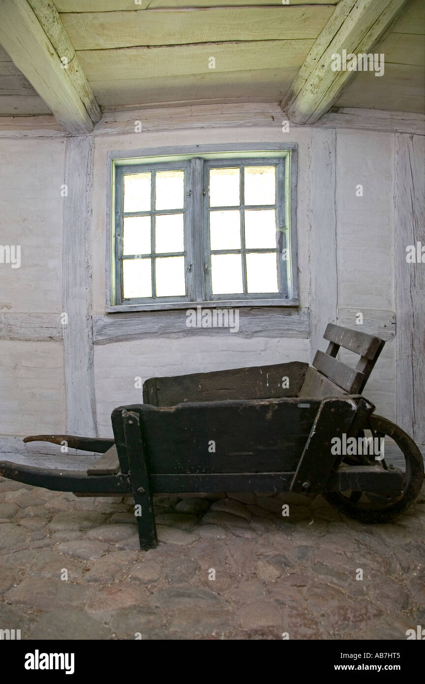 Alten Schubkarre Stockfoto