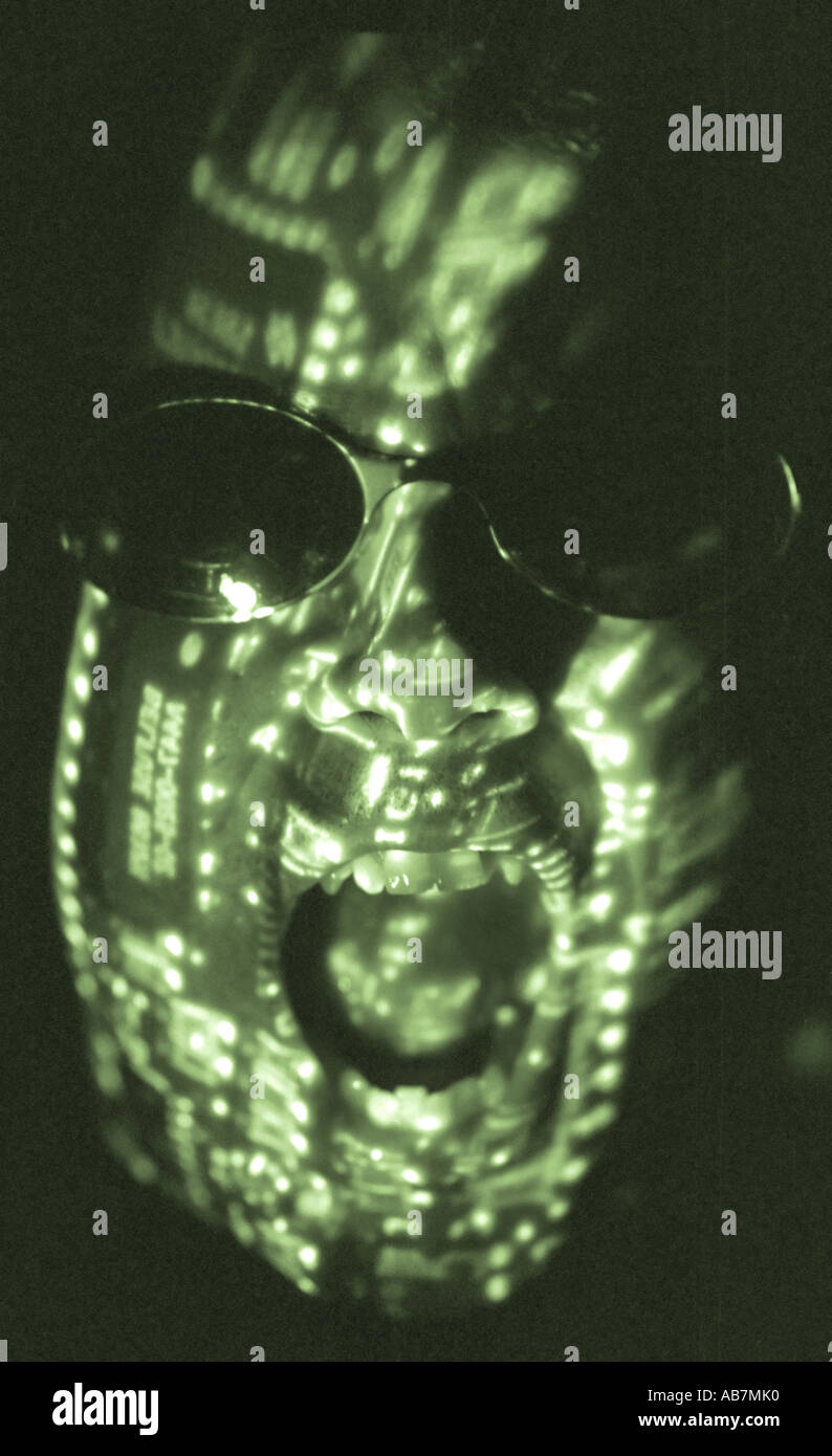 Computer-Technologie-Frust Stockfoto