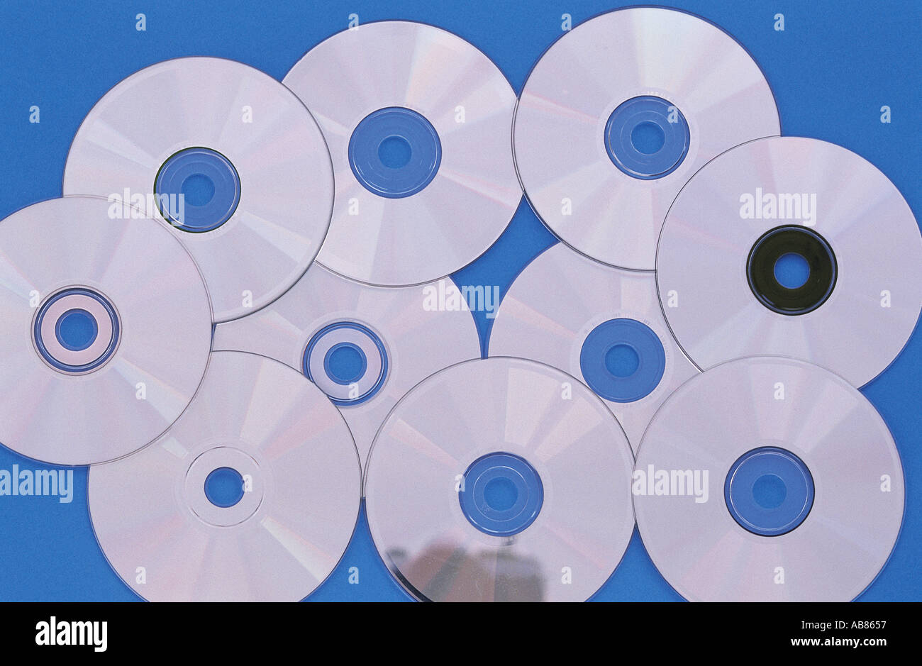 Compact-discs Stockfoto