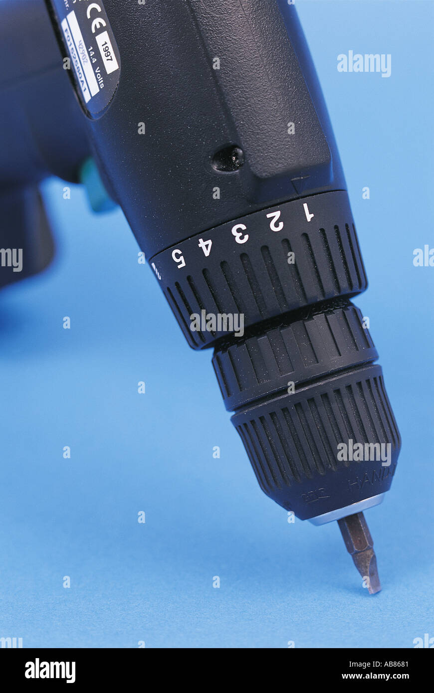 Elektrische Bohrmaschine Stockfoto