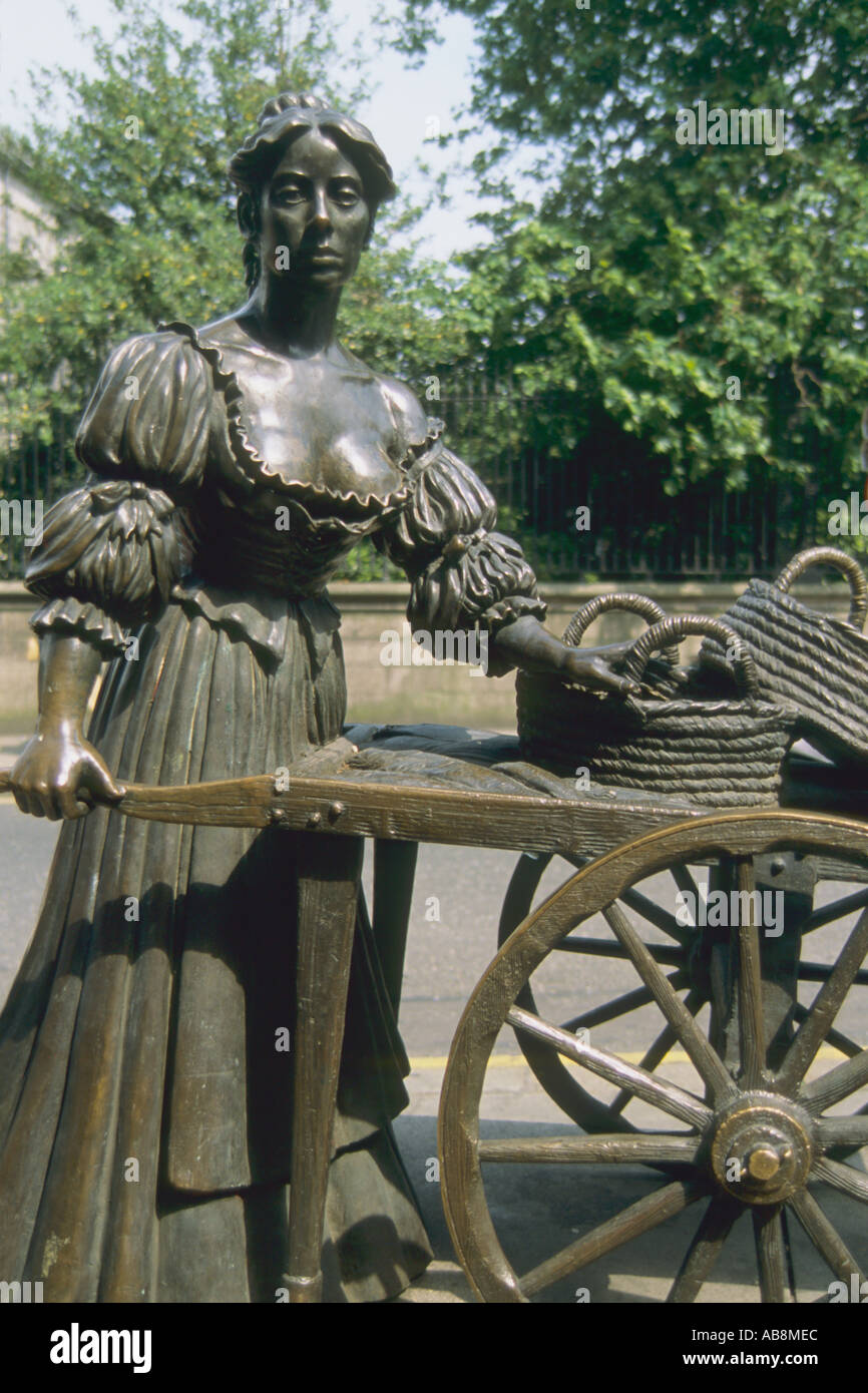 Irland Dublin Molly Malone statue Stockfoto