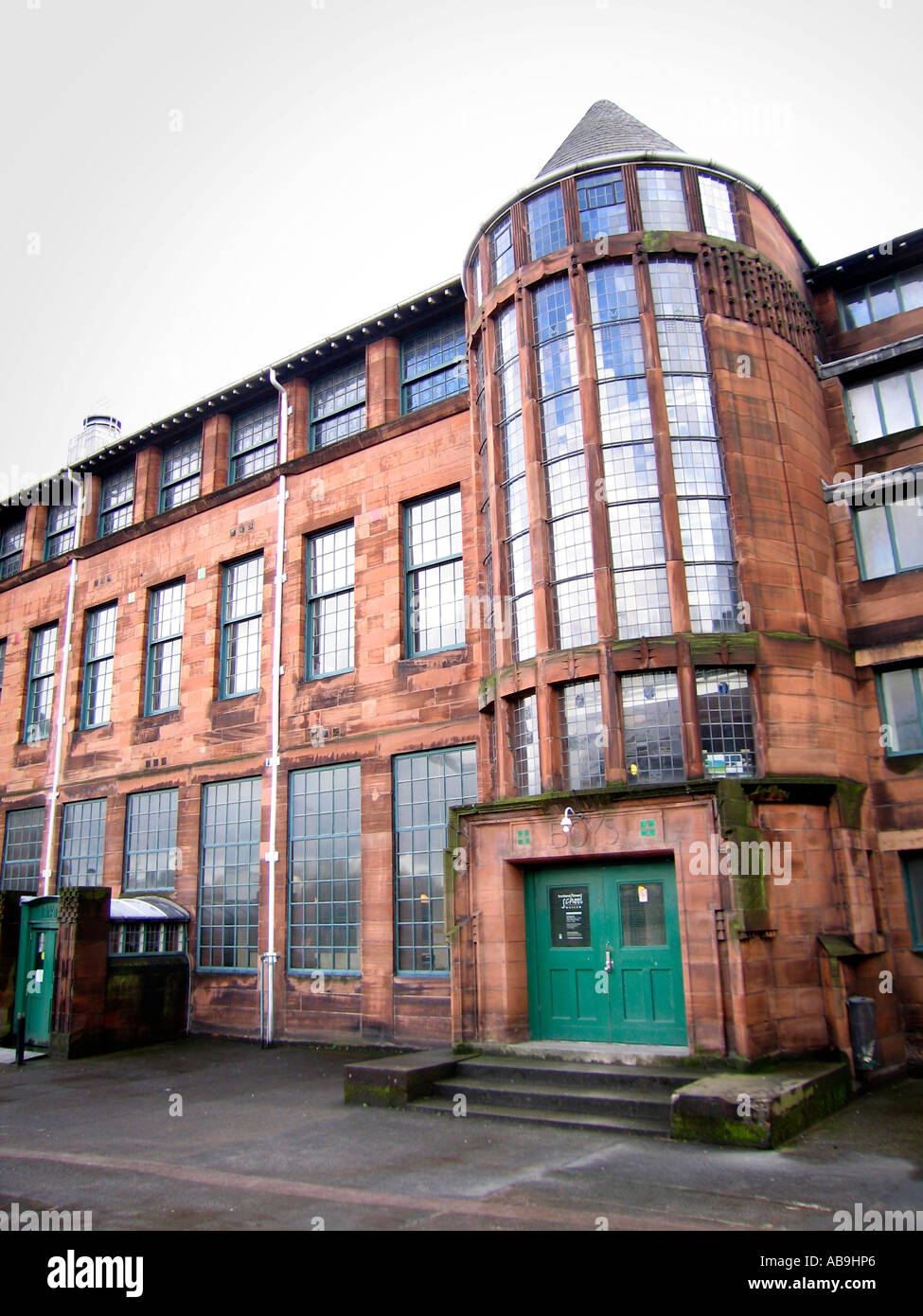Schottland Straße Schule Glasgow Charles Rennie Mackintosh Stockfoto