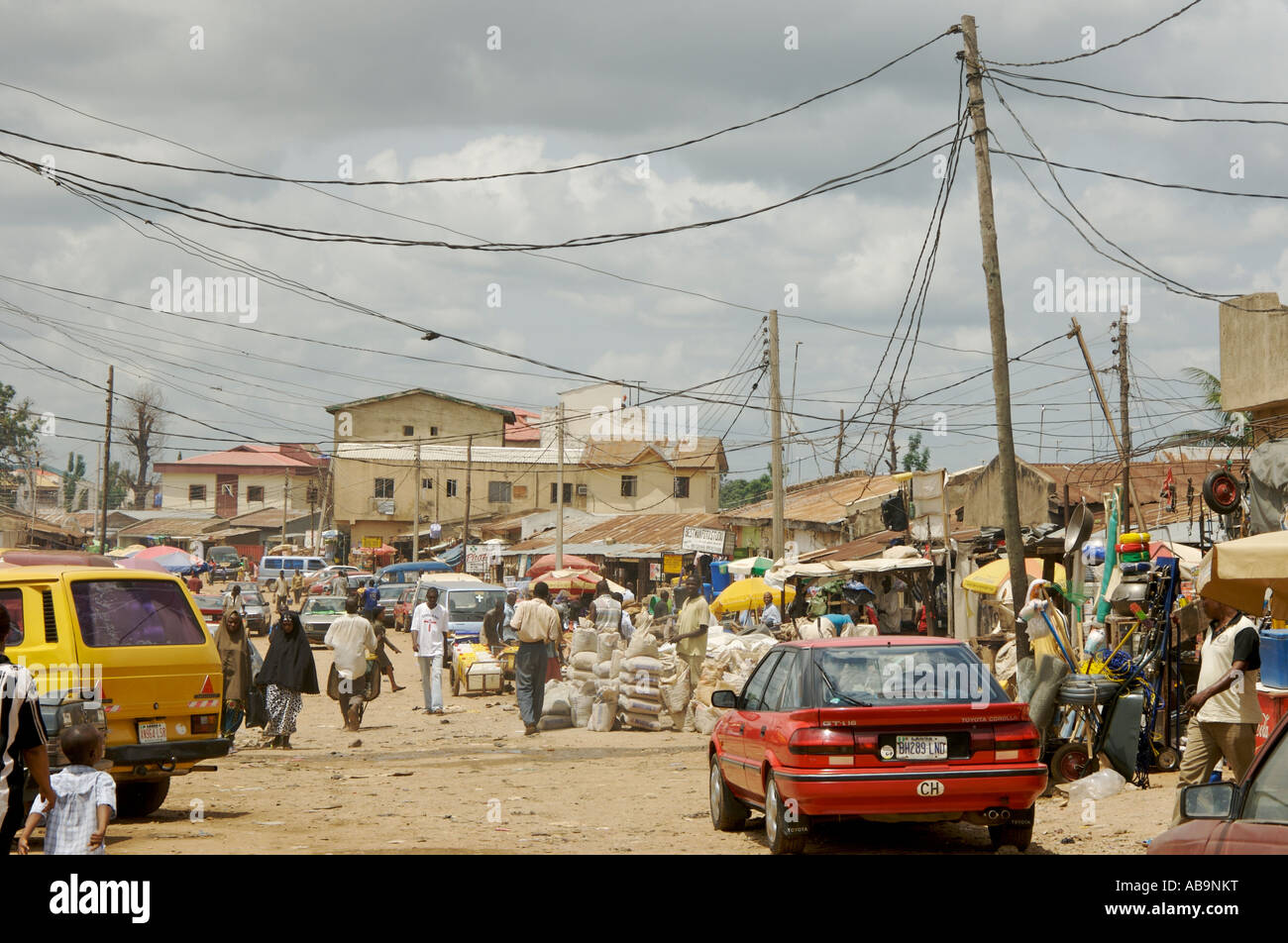 Stadtteile Stadtteil, Abuja, Nigeria Stockfoto