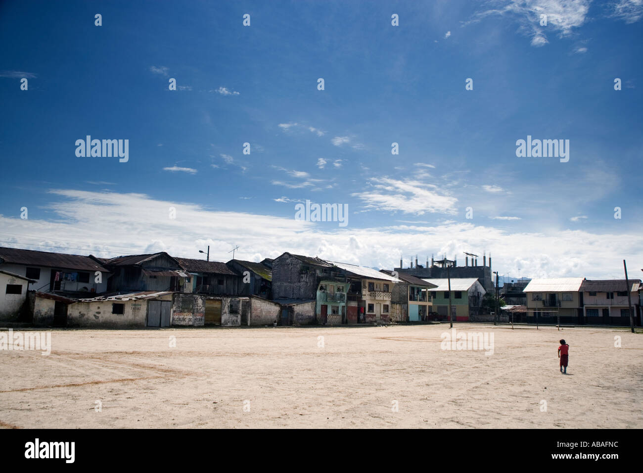 Die kleine Stadt von Shell in der Orient-Region von Ecuador Südamerika Stockfoto