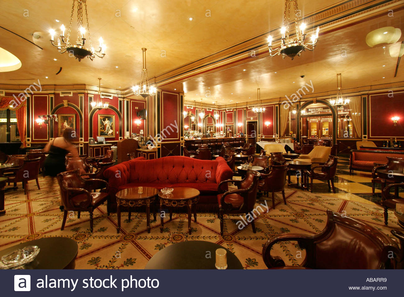 Napoleons Bar Casino Las Vegas Paris Hotel Stockfoto