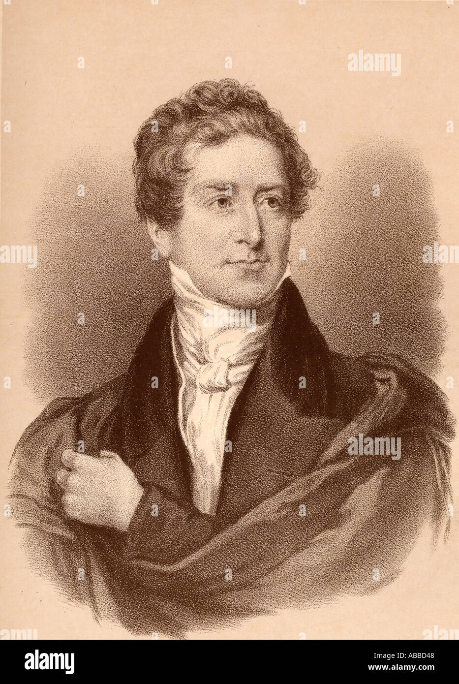 Sir Robert Peel, 2. Baronet, 1788-1850. Premierminister des Vereinigten Königreiches und Gründer der Konservativen Partei. Stockfoto