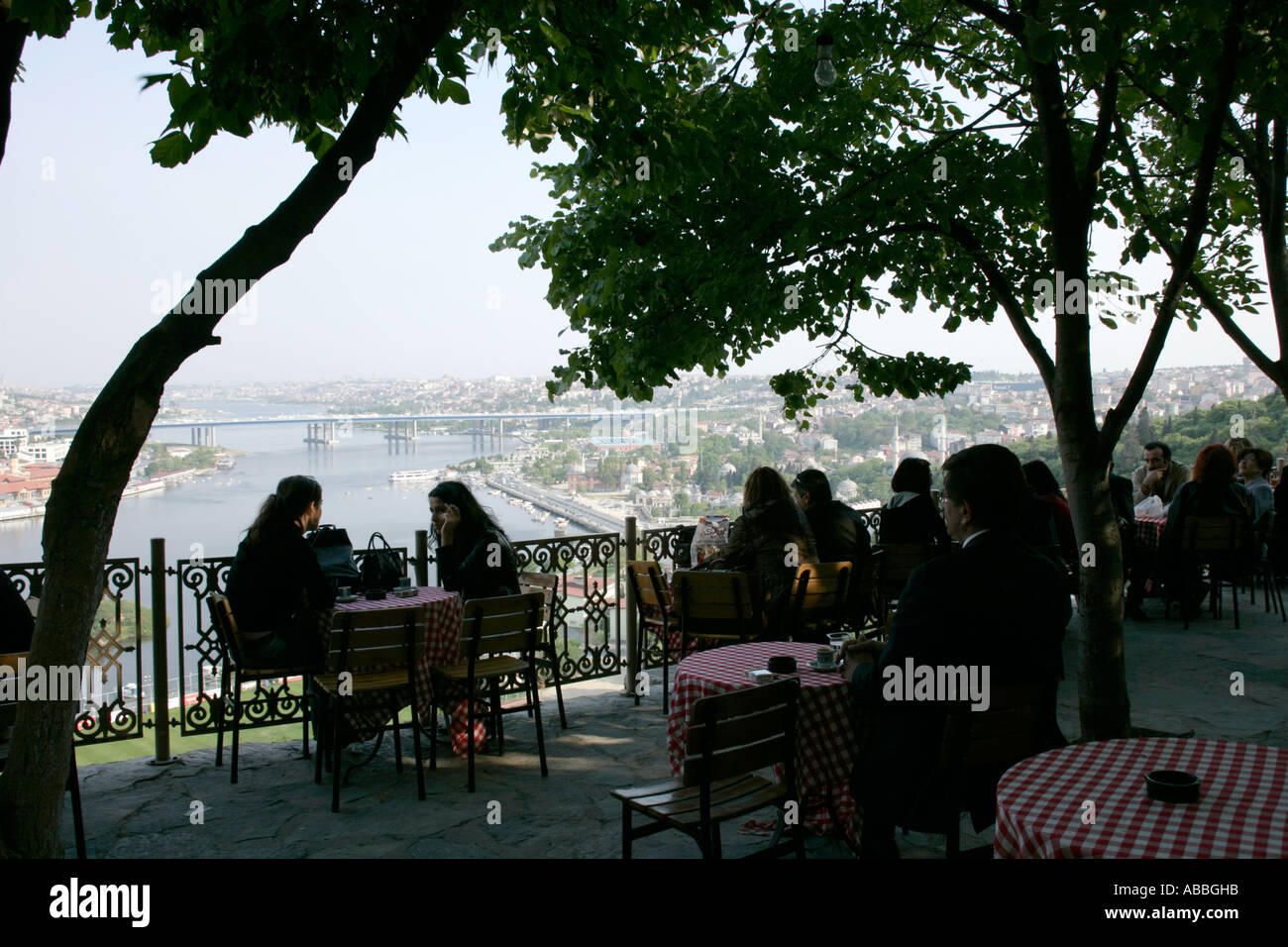 PIERRE LOTI CAFE IN EYÜP, ISTANBUL, TÜRKEI Stockfoto