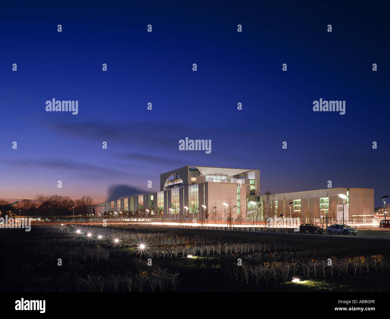DEU-Deutschland-Berlin Bundeskanzleramt DEU Deutschland Berlin Das Bundeskanzleramt 2005 Stockfoto