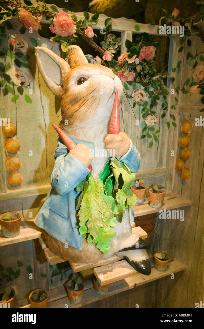 Peter Rabbit in die Welt der Beatrix Potter in Bowness auf Windermere, Lake District, Großbritannien Stockfoto