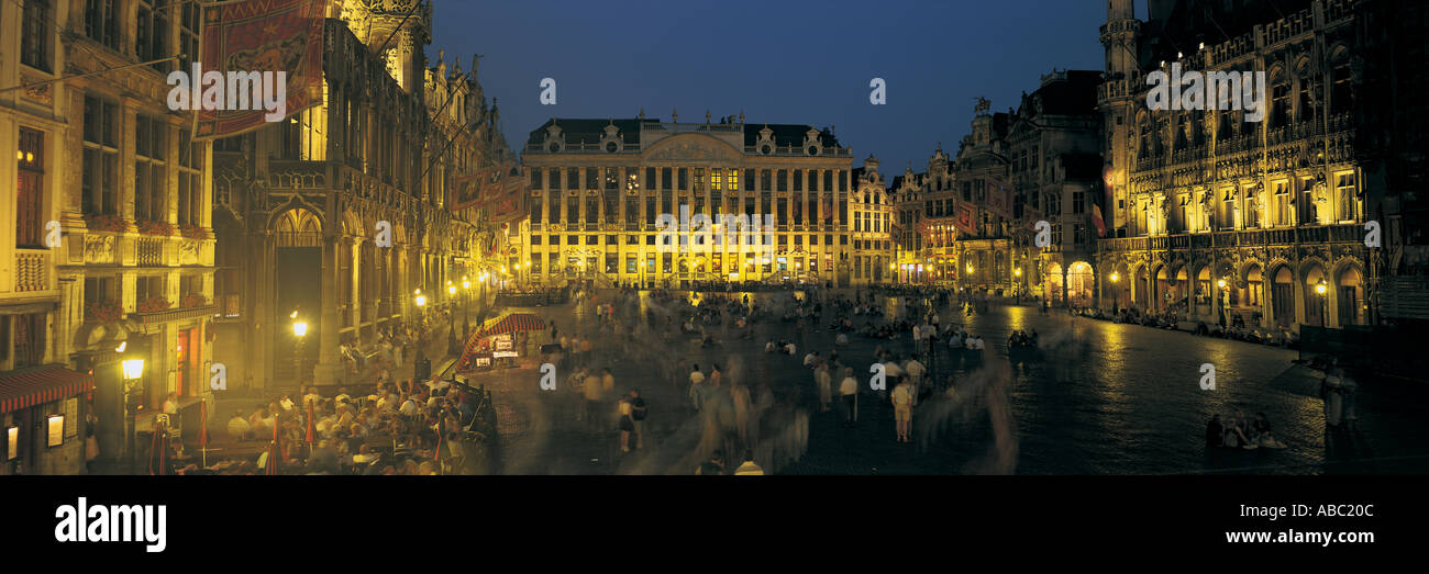 Grand Palace-Brüssel-Belgien Stockfoto