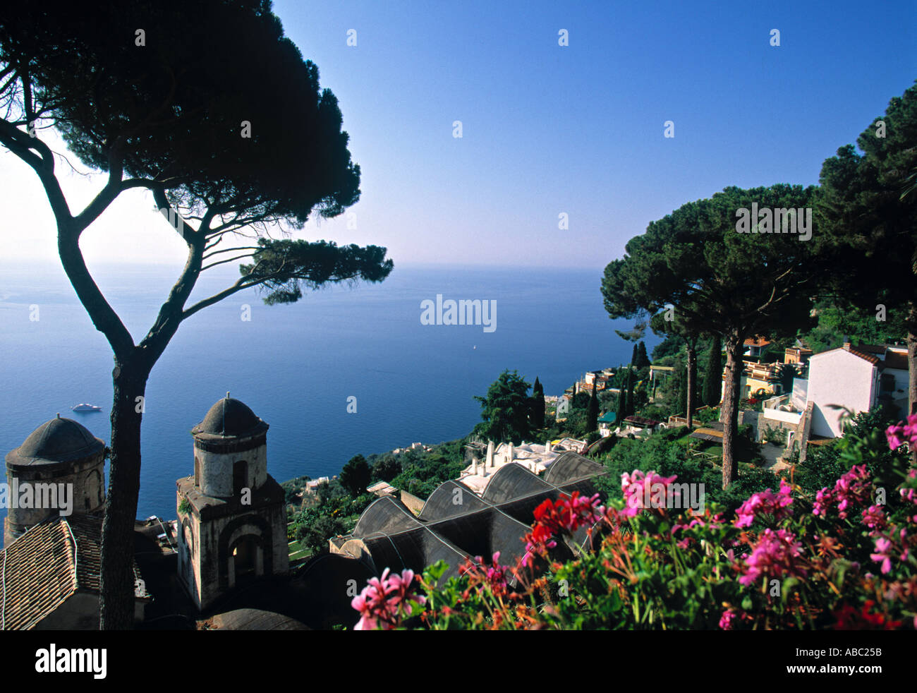 Villa Rufolo, Ravello, Amalfiküste, Italien Stockfoto